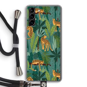 Luipaard 2: Samsung Galaxy S21 Plus Transparant Hoesje met koord