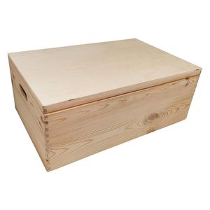 Playwood grenen opbergkist met klepdeksel (40x30x23cm)