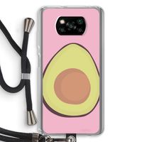 Avocado: Xiaomi Poco X3 NFC Transparant Hoesje met koord