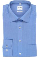 OLYMP Tendenz Modern Fit Overhemd blauw, Effen