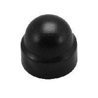 Dak&Gevel Afdekkap Kunststof Voor Moer Zwart Ral9005 M6 | 50 stuks - 6305.50.00601