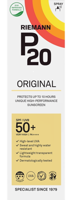 P20 Zonnebrand Spray SPF50+