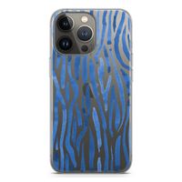 Blauwe nerven: iPhone 13 Pro Transparant Hoesje