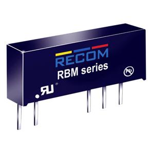 RECOM RBM-1212D DC/DC-converter 12 V -12 V, 12 V -0.041 A 1 W Aantal uitgangen: 2 x Inhoud 1 stuk(s)