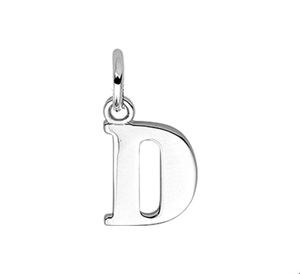 TFT Hanger Zilver Letter D