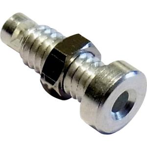 Schnepp BU 2100 Veiligheids-connector Bus, inbouw verticaal Stift-Ø: 2 mm Zilver 1 stuk(s)