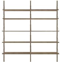 Frama Shelf Library H1852 Double wandkast dark stained