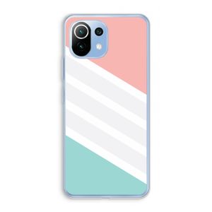 Strepen pastel: Xiaomi Mi 11 Lite Transparant Hoesje