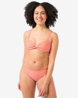 HEMA Dames Bikinibroekje Seersucker Roze (roze)