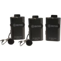Boya BY-WM4PRO K2 draadloze microfoon systeem 2.4 (2 transmitters) Boya BY-WM4PRO K2 draadloze microfoon systeem 2.4 (2 transmitters)