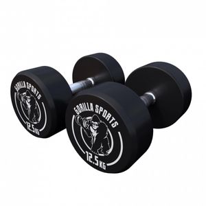 Gorilla Sports 100279-00008-0110 dumbbell Dumbbell met vast gewicht 25 kg 2 stuk(s)