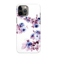 Waterverf bloemen: Volledig geprint iPhone 12 Pro Max Hoesje