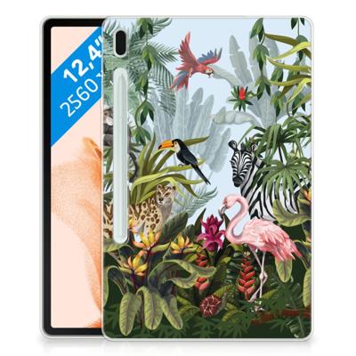 Back Case voor Samsung Galaxy Tab S7FE Jungle Back Case voor Samsung Galaxy Tab S7FE Jungle
