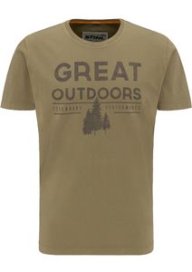 Stihl T-shirt | "OUTDOORS" | olive | Maat S - 4201000748