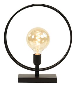 Light & Living Tafellamp 'Rudra' 35cm, mat zwart