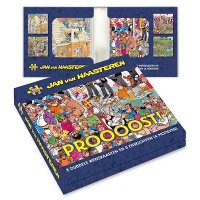 Kaartenmapje Jan van Haasteren Divers 8 Stuks