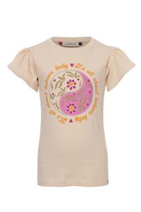 LOOXS Little Meisjes t-shirt - Zandsteen