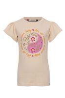 LOOXS Little Meisjes t-shirt - Zandsteen - thumbnail