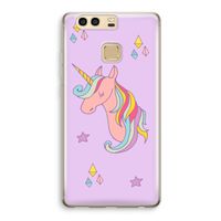 Roze eenhoorn: Huawei P9 Transparant Hoesje Roze eenhoorn: Huawei P9 Transparant Hoesje