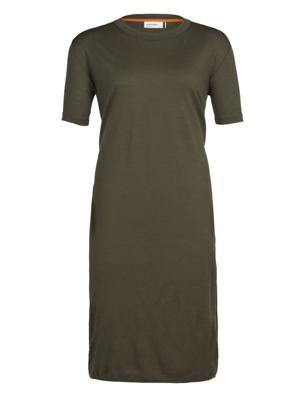 Icebreaker Granary Tee Dames Jurk Loden S