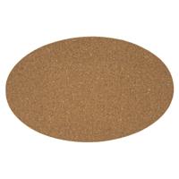 Onderzetter kurk ovaal 34x21x1cm