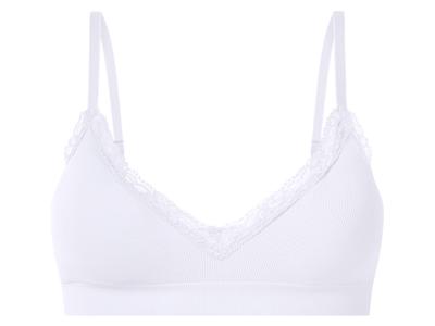 esmara Dames bustier met kant (Wit, S (36/38)) esmara Dames bustier met kant (Wit, S (36/38))