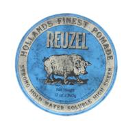 Reuzel Strong Hold Water Soluble High Sheen Pomade Blue 340gr