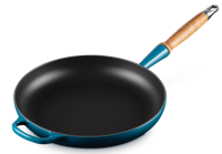 Le Creuset Koekenpan Signature - Deap Teal - ø 28 cm / 2.6 liter - geëmailleerde anti-aanbaklaag