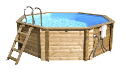 Tropic Octo 414 houten zwembad (hoogte 1,20)