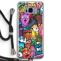 Vexx Mixtape: Samsung Galaxy S8 Transparant Hoesje met koord