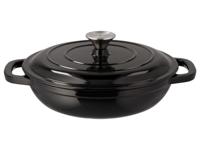 SILVERCREST Gietijzeren pan 26 cm 2,4 L (Zwart)