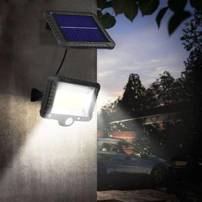 Solar LED schijnwerper met bewegingsmelder Maclean Energy IP44, 5W, 400lm, 6000K koud wit, lithium batterij 1300 mAh, 5,5V DC MCE438