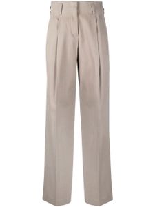 Golden Goose pantalon de tailleur à taille haute - Marron