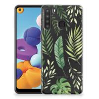Samsung Galaxy A21 | TPU Case | Leaves