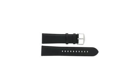 Horlogeband Fossil FS4545 Leder Zwart 22mm