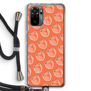 Just peachy: Xiaomi Redmi Note 10 Pro Transparant Hoesje met koord