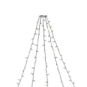 Konstsmide 6480-520 LED-boommantel Binnen werkt op stekkernetvoeding Aantal lampen 150 LED Meerkleurig Verlichte lengte: 1.8 m