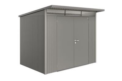 Biohort Metalen tuinhuis AvantGarde ECO A5 260x180x218 cm met dubbele deur- Lessenaarsdak- Metaal- Biohort