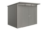 Biohort Metalen tuinhuis AvantGarde ECO A5 260x180x218 cm met dubbele deur- Lessenaarsdak- Metaal- Biohort