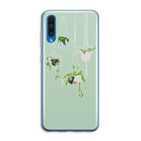 Hang In There: Samsung Galaxy A50 Transparant Hoesje