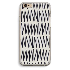 Marrakech Zigzag: iPhone 6 / 6S Transparant Hoesje
