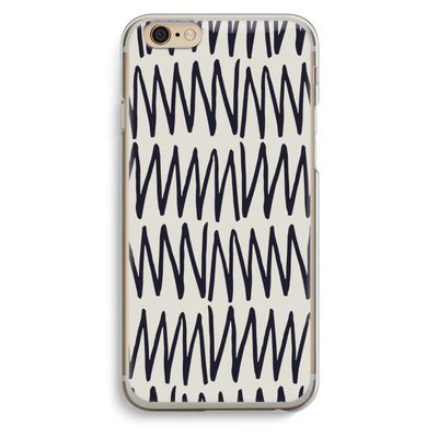 Marrakech Zigzag: iPhone 6 / 6S Transparant Hoesje