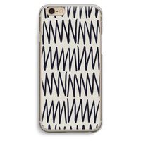 Marrakech Zigzag: iPhone 6 / 6S Transparant Hoesje