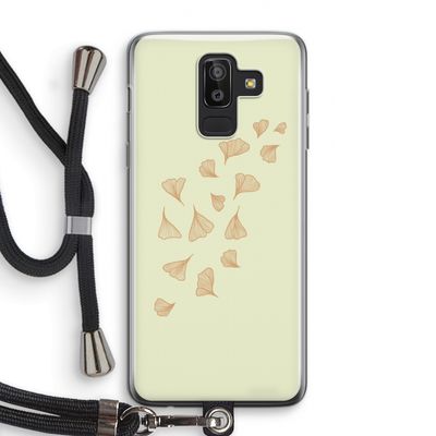 Falling Leaves: Samsung Galaxy J8 (2018) Transparant Hoesje met koord