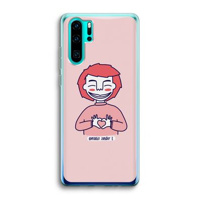Hartje: Huawei P30 Pro Transparant Hoesje