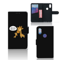 Xiaomi Mi Mix 2s Leuk Hoesje Giraffe - thumbnail
