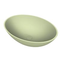 Arcqua Prince waskom - opbouw - ovaal - 49x34cm - mat pastel groen WAS706573