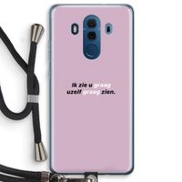 uzelf graag zien: Huawei Mate 10 Pro Transparant Hoesje met koord