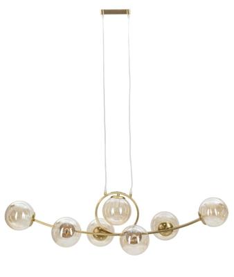PLAFONDLAMP JAPAN 7 LAMPS CM 115X30X36