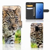 Samsung Galaxy S9 | Telefoonhoesje | Met pasjeshouder | Baby Luipaard Samsung Galaxy S9 | Telefoonhoesje | Met pasjeshouder | Baby Luipaard
